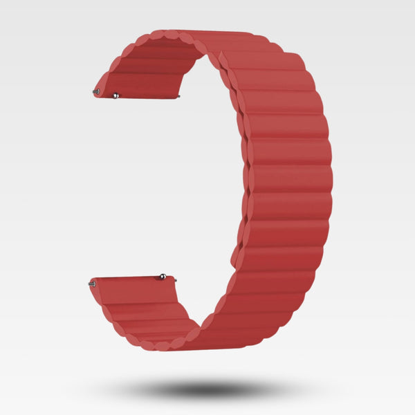 Magnetic Watch Strap – Red, 22mm