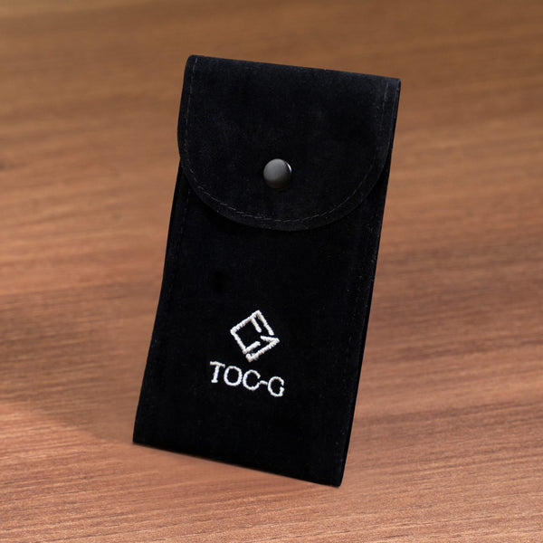 TOC-G Standard Travel Watch Pouch – Velvet, Black